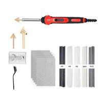 Plastica Saldatrice Kit per saldatura di plastica da 100 W, saldatore a pistola con temperatura regolabile, strumento per la riparazione di superfici(SetA)