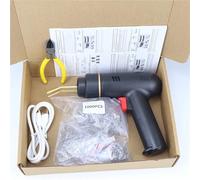Plastica Saldatrice Kit saldatore per plastica senza fili da 200 W/100 W, 4 tipi di cucitrice a caldo, pistola saldatrice per plastica ricaricabile tramite USB(200W Black (1000Pcs))