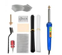 Plastica Saldatrice Saldatore elettrico per riparazione paraurti auto in PVC da 100 W, strumento per stiratura in pelle a riscaldamento rapido