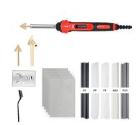 Plastica Saldatrice Saldatore per riparazione paraurti auto, kit per saldatura plastica,strumento per lisciatura, cintura in PP, bastoncino per riparazione plastica(B)