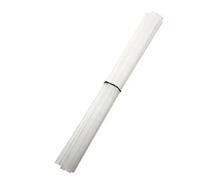 Plastica Saldatrice Set di bacchette per saldatura in plastica da 20 cm, bastoncini per saldatura ABS/PP/PVC/PE per accessori per la riparazione di paraurti auto da 5x2 mm(PP white,10pcs)