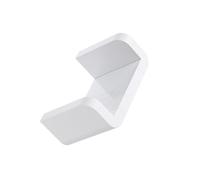 Plastica Scaffale Portaoggetti adesivo Bianco da Bagno | Montaggio senza Trapano, Antiruggine, per Piastrelle Lisce, Doccia e Cucina, Adatto a Detergenti e Libri