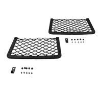 Plastica Sedile Auto Inserti Rete Contenitori Universale 2Pcs Nero Grande Rete