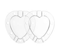 Plastica Stampo a Cuore, Riutilizzabile per Pomodori 2 Set | Modellatura della Frutta, Non Facile da Deformare, Facile da Usare, per Orto Fai e Piante