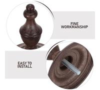 Plastica Supporto per Testa di Manichino Marrone per Esposizione | Design Moderno e Finitura Elegante, Montaggio Rapido, per Vetrine e Allestimenti Retail