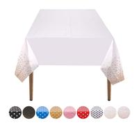 Plastica Tavolo Panni Cover Pulizia Festa Tovaglia Riutilizzabile Compleanno