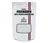 Plastica termoplastica modellabile a mano, 1000 g/1 kg, Polymorph, riscaldamento, riutilizzo, usi illimitati, artigianato, riparazioni fai da te, modellismo, prototipi, zanne, cosplay