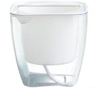 Plastica trasparente dell'ABS del vaso della pianta di auto-irrigazione | per una chiara visibilità, monitorare il livello dell'acqua, controllare la salute delle radici, facile manutenzione