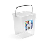 PlasticForte Contenitore 5 Litri Con Coperchiò Per Detergente Detersivi Polvere Per Lavatrice Capsule Pastiglie per Lavastoviglie Porta Molette Storage Box (1)