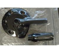 PLASTICHA PROTEZIONE DISCO COPRI DISCO ACER prilia Rally 50 NERO NUOVO