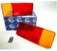 PLASTICHE COPPIA PER FANALE POSTERIORE COBO PER IVECO OM40 OM50 TRATTORI 280x120