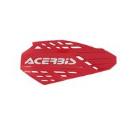 PLASTICHE DI RICAMBIO HAND LINEAR VENTED ACERBIS ROSSO/BIANCO