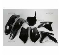 PLASTICHE KIT COMPLETO UFO SUKIT404-001 NERE PER SUZUKI RMZ 450 2005-2006.