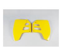 Plastiche Laterali Radiatore UFO Suzuki Giallo SU02909-101 Per Moto