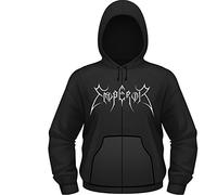 EMPEROR - IN THE NIGHTSIDE ECLIPSE BLACK Hooded Sweatshirt with Zip Medium