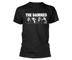 Plastichead The Damned Headshots T Shirt S Black