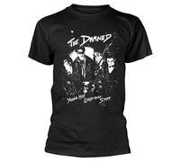 Plastichead The Damned Yhlas Band Logo T Shirt L Black