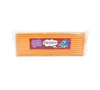 Plasticine 400 g, arancione chiaro #16, pasta modellante per animatori e modellisti, facile da modellare, ideale per sculture, modelli e stop motion
