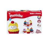 Plasticine Make A Scene - Set Skwishems per cupcake - Kit creativo con strumenti e video QR - Make & Skwish cupcake colorati - riutilizzabile senza disordine - ideale per bambini dai 5 anni in su