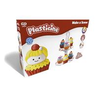 Plasticine Make A Scene - Set Skwishems per cupcake - Kit creativo con strumenti e video QR - Make & Skwish cupcake colorati - riutilizzabile senza disordine - ideale per bambini dai 5 anni in su