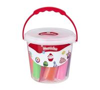 Plasticine Set secchio - Original Modelling Clay con 8 bastoncini paraurti, strumento e istruzioni in secchio per il trasporto - riutilizzabile, divertimento artigianale senza disordine - gioco