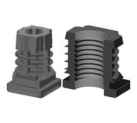 plasticmetall Tappi filettati per tubi quadrati