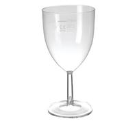 Plastico cb876 Bicchieri da vino, in polistirene, 200 ml (Confezione da 48)