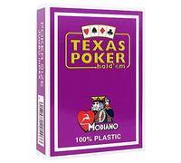 MODIANO Texas Poker 2 Jumbo Index viola - Carte da gioco Texas Poker 3005462