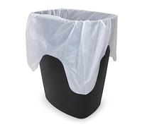 Plasticplace 13 Gallon Trash Bags 0.7 Mil │ Value Line White Garbage Can Liners │ 23.5"x28 (180 Count)