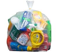 Plasticplace 40-45 Gallon Trash Bags │ 2.0 Mil │ Clear Extra Heavy Garbage Can Liners │ 40" x 46" (50 Count)