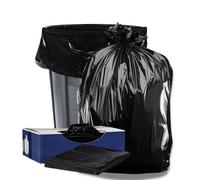 Plasticplace 55-60 Gallon Trash Bags │ 1.2 Mil │ Black Garbage Can Liners │ 35” x 53.5” (90 Count)