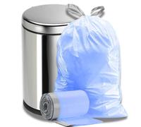 Plasticplace Passgenaue M llbeutel, simplehuman (x), Code H, kompatibel, 8 9 Gallonen, 30 35 Liter, 18,5 x 28 Zoll, blau get nt, 200 St ck