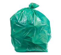 Plasticplace Sacchi della spazzatura verdi, 31-33 galloni 100 / caso 1,2 mil
