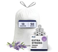 Plasticplace W13DSWHJRLV - Sacchetti per la spazzatura con coulisse, 1,2 ml, profumati alla lavanda e alla vaniglia, 61 x 78,7 cm (50 pezzi)