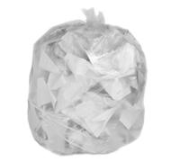 Plasticplace W55HDC1 Sacchetti per la spazzatura da 55-60 galloni │ 12 micron │ Sacchetti trasparenti ad alta densità per bidoni della spazzatura │ 91,4 x 152,4 cm (200 pezzi)