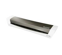 Plastificatrice a caldo compatta a 2 rulli Leitz iLam Home Office A3 grigio metallizzato - 74400089