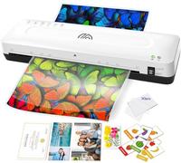 Plastificatrice A3 Laminatrice con 30 Fogli di Laminazione A3 A4 A5 A6 Plastificatrice 4 in 1 Plastificatrici Laminatore Freddo Caldo per Ufficio Casa Scuola e Foto
