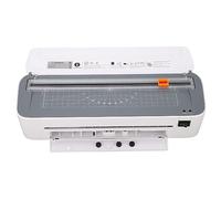 Plastificatrice A4 4 in 1 - Laminatrice Termica e Fredda con Spegnimento Termico Intelligente Taglierina per Angoli Arrotondati per Casa Ufficio con Spina UE