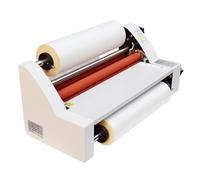 Plastificatrice elettronica a 4 rulli | Plastificatrice fronte/retro con display digitale per pellicole BOPP, Pte, Dbw lucido, pellicola a motivo incrociato