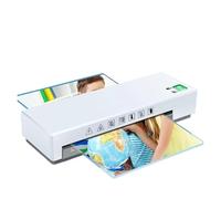 Plastificatrice, Laminatore A4 caldo/freddo Laminatore Macchina for laminazione for documenti Foto Blister Imballaggio Pellicola in plastica Rotolo Laminatore Pellicola in plastica gratuita