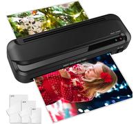 Plastificatrice per Ufficio Negozi A4 A5 A6 Laminatrice a Caldo Freddo per Foto