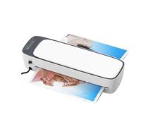 Plastificatrice, Set di macchine plastificatrici da tavolo formato A3, laminazione a caldo e a freddo multifunzionale, a 2 rulli, larghezza massima 12,5 pollici, taglierina for carta