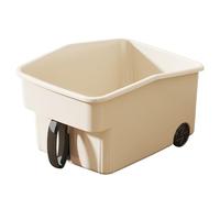 Plastiic Storage Bin - Stackable Plastiic Storage Basket | Container With Handle, Refrigerator Food Storage Organizer, Pull Out Seasoning Organizer Multi Function Kitchen Organization For Pantry