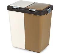 Plastik-Mülltrenneimer 2x20 l