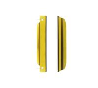 Plastik2 Maniglia per Porte a Soffietto in Alluminio Colore Oro - Interasse 135 mm - Maniglia Oro Elegante e Resistente più magnete(Maniglia Oro)