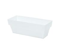 Plastiken Limited - Fioriera, 10 x 25 cm, Colore: Bianco