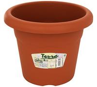 Plastiken m83039 - Vaso Rotondo Ceramica 26 cm Terracotta