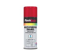 PlastiKote Smalto Spray Multiuso, Rosso Lucido, 400ml