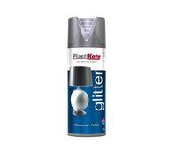 PlastiKote Spray Effetto Glitter Argento, 400ml
