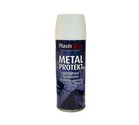 PlastiKote - Spray Satinato Metallo Bianco 400ml